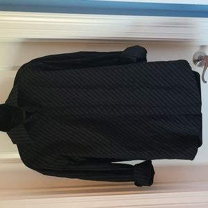Men's black dress shirt
